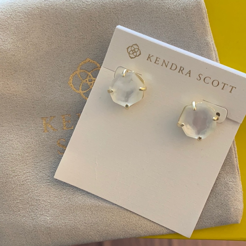 Kendra Scott - Ryan Stud Earrings Ivory Mother of Pearl